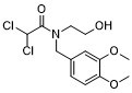 Acetamide, 2,2-dichloro-N-(2-hydroxyethyl)-N-veratryl- 3576-63-4